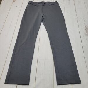 American Giant gray Ponte straight leg slacks pants